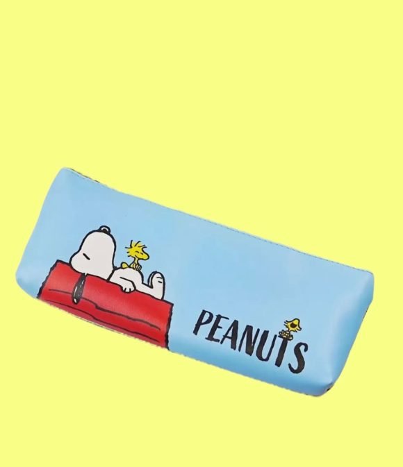 Estuche Snoopy celeste