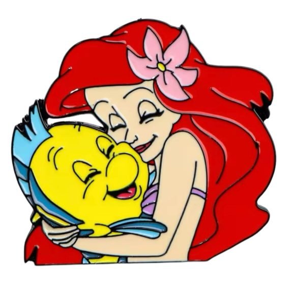 Pin sirenita y Flounder