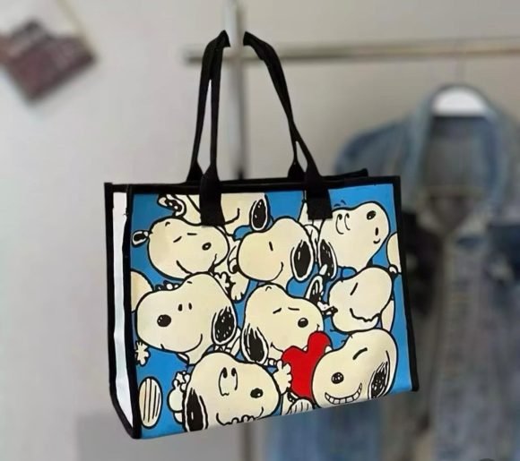 Bolso snoopy celeste